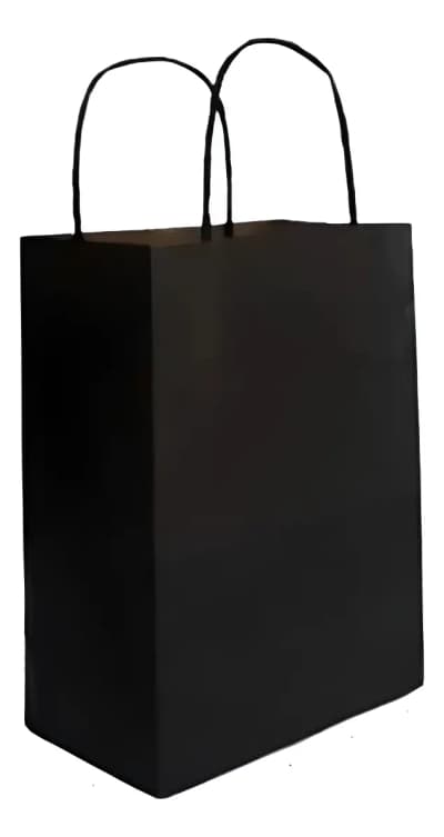 Sacola Preta de Papel